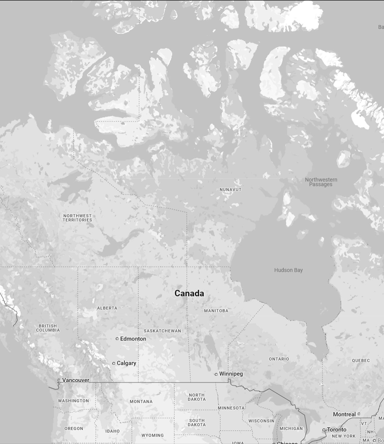 a map of canada